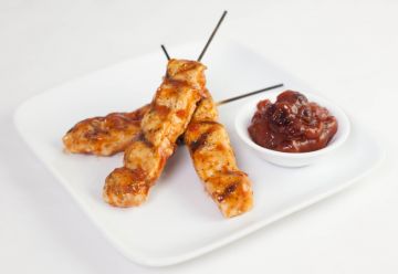 Cherry BerryFusion BBQ Glazed Chicken Skewers