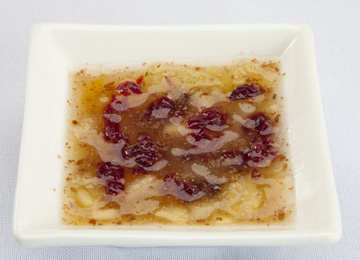 CRANBERRY, APPLE AND GINGER CHUTNEY