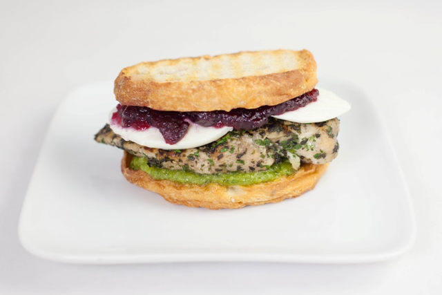 CHICKEN CRANBERRY PESTO PANINI