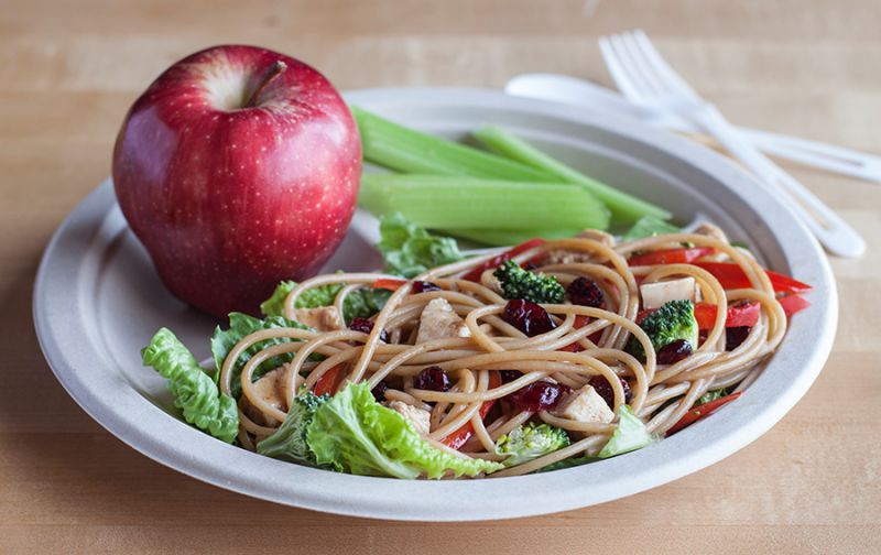ASIAN CRANBERRY PASTA SALAD - SCHOOL RECIPE