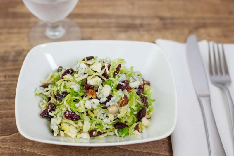 SHAVED BRUSSEL SPROUT SALAD