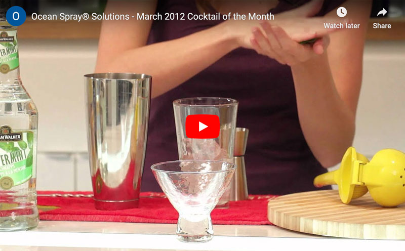 March: March Glacier Martini